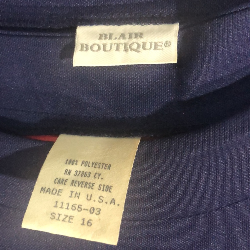 Blair boutique blue two piece dress size 16 - Picture 4 of 4